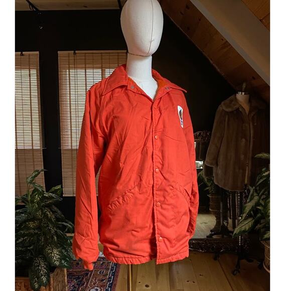 Vintage Golden Harvest Jacket Orange 1970s - Picture 7 of 7